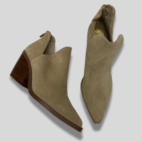 VINCE CAMUTO Gigietta Suede Bootie Size 9 - Picture 1 of 9